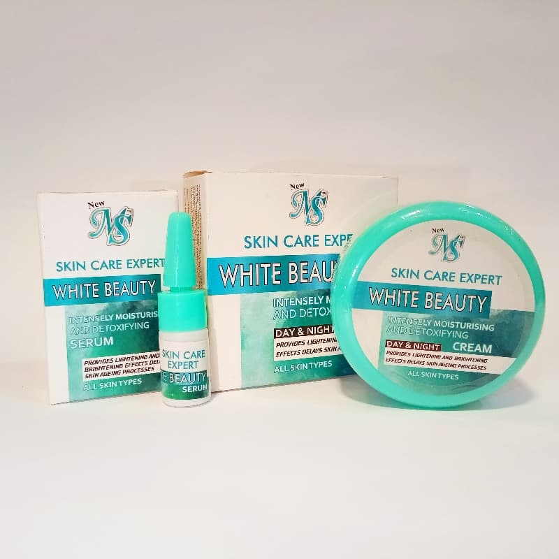 Ms white beauty cream + serum